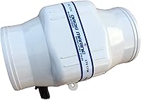 Vista 2 de OASIS MARINE 4-Inch in-Line Bilge Air Blower Fan, 12V DC Marine Boat Ventilation Exhaust for Engine Compartment