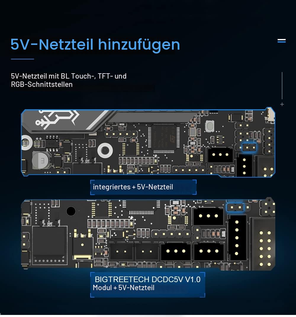 BIGTREETECH SKR Mini E3 V3.0 Steuerplatine mit TMC2209 UART Stepper Treiber Neues Upgrade 32Bit 3D Drucker Silent Board für Ender 3, Ender 3 Pro, Ender 3 V2 3D Drucker