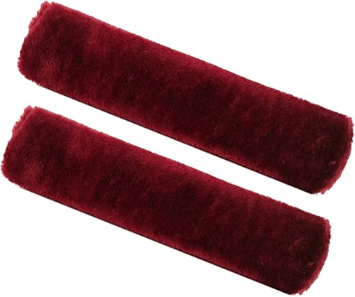 Miniatura 8 de Fochutech - Almohadilla de hombro para cinturón de seguridad de auto, protectora, ajustable, felpa suave, para conducir cómodamente, 2 piezas,