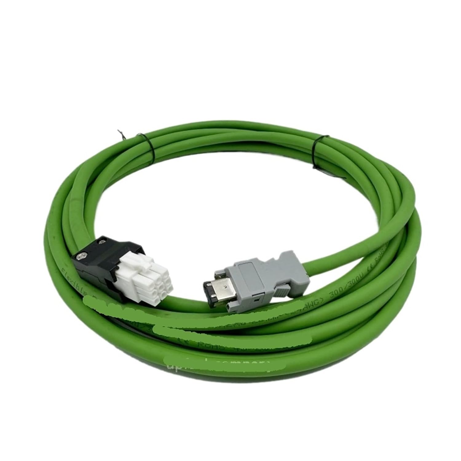 Small Spindle Encoder Cable with AMP Connector W01-GSKAF-EN(for Fixed PVC,5M)