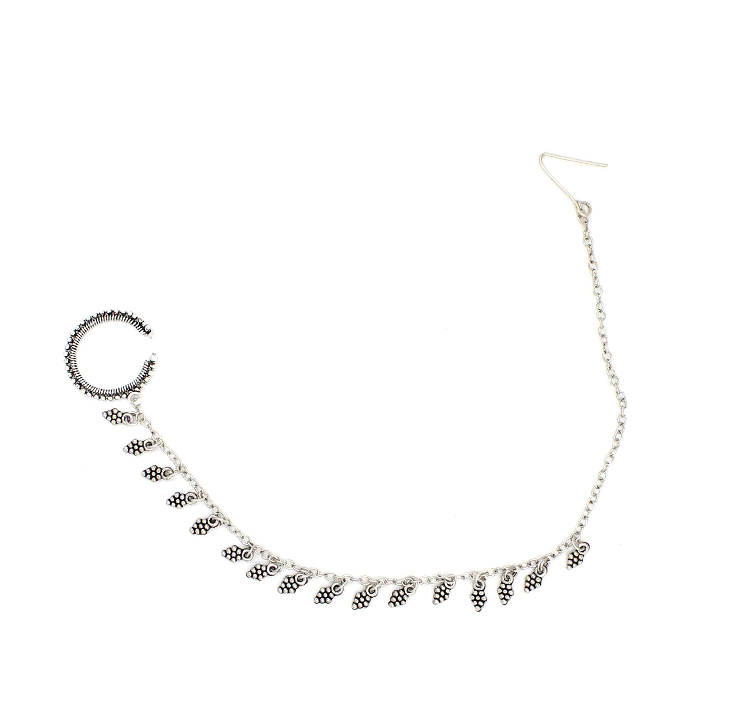 GURJARI JEWELLERS oxidised press Nath with Attached chain for girls and women NP46 small (B0BC1SXF7D) Amazon Price History, Amazon Price Tracker