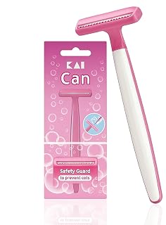 Kai Can Premium Body &Bikini Razor for Women- Pack of 5 super sharp razor blade made By japan