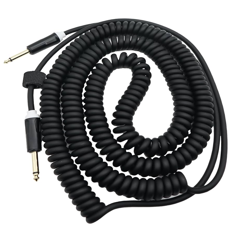 Amazon.com: Aestivate 32ft/10m Coiled Guitar Cable Electric