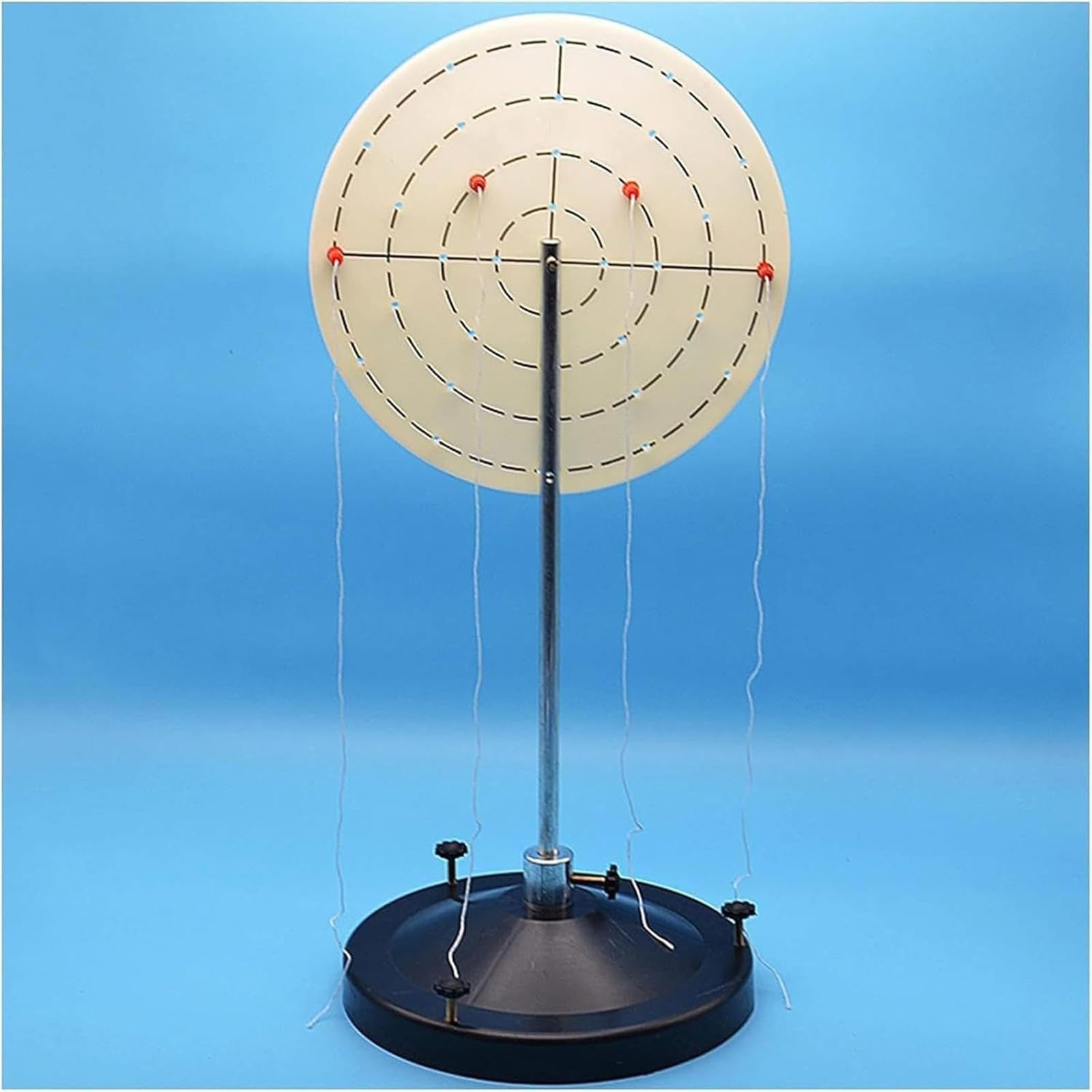 Demostración de física: demostrador de Disco de torsión, Equipo de Laboratorio de física para Secundaria, Condiciones de Equilibrio para Objetos con Ejes de rotación fijos.