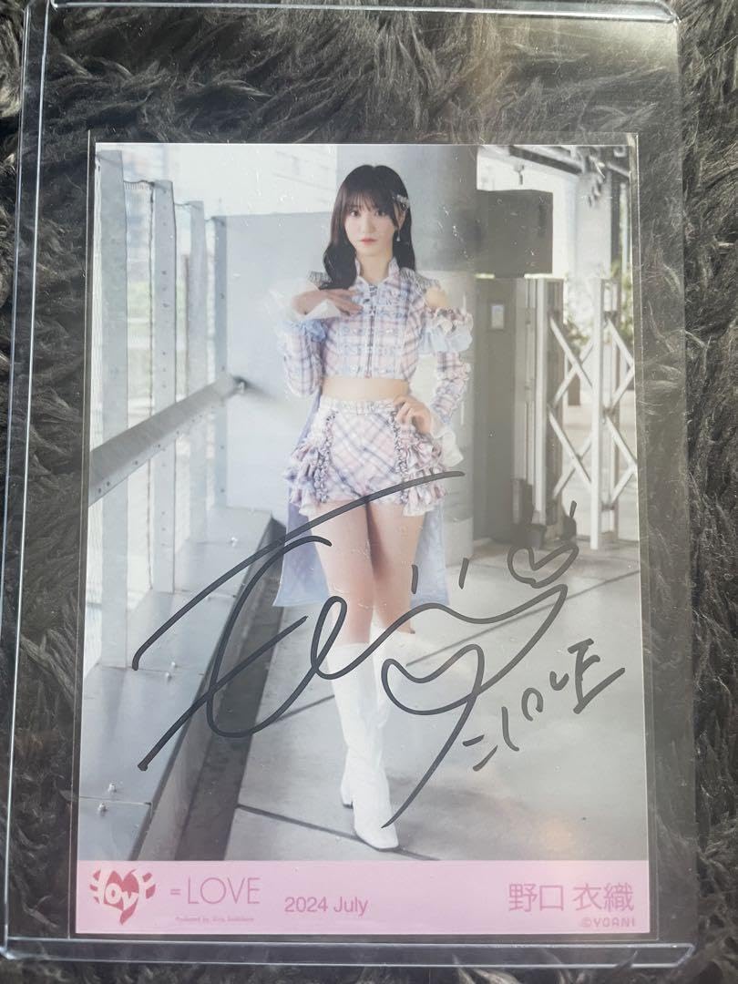 最安値】＝LOVE イコラブ 野口衣織 直筆 ヨリ 絶対アイドル辞め
