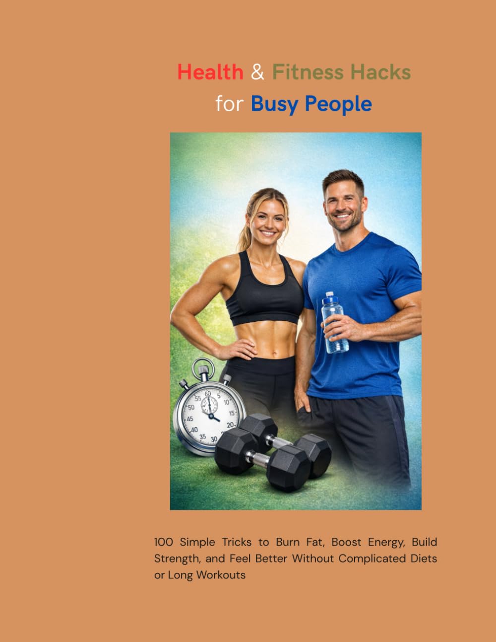 Health & Fitness Hacks for Busy People: 100 Simple Tricks to Burn Fat, Boost Energy, Build Strength, and Feel Better Without Complicated Diets or Long Workouts
