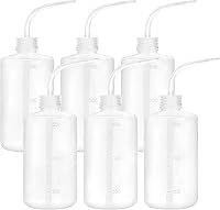 Vista 8 de DEPEPE Paquete de 6 botellas de 250 ml exprimibles para líquidos, botella de plástico LDPE de seguridad con boca estrecha y etiquetas de escala