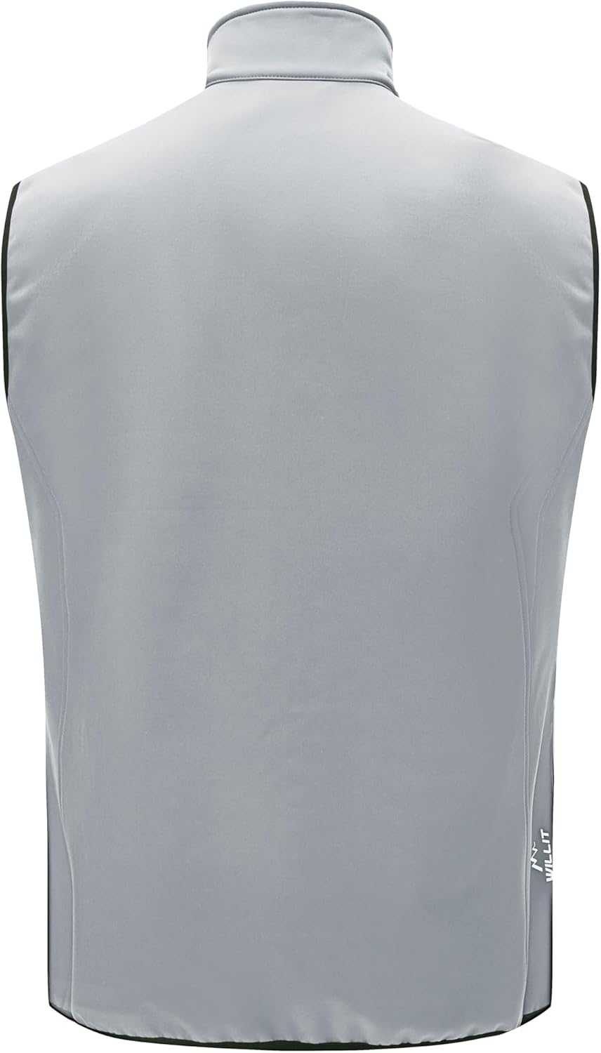 Willit Men's Fleece Golf Vest Outdoor Winter Vest Jacket Softshell Outerwear Sleeveless Jacket for Hiking Causal - Image 6