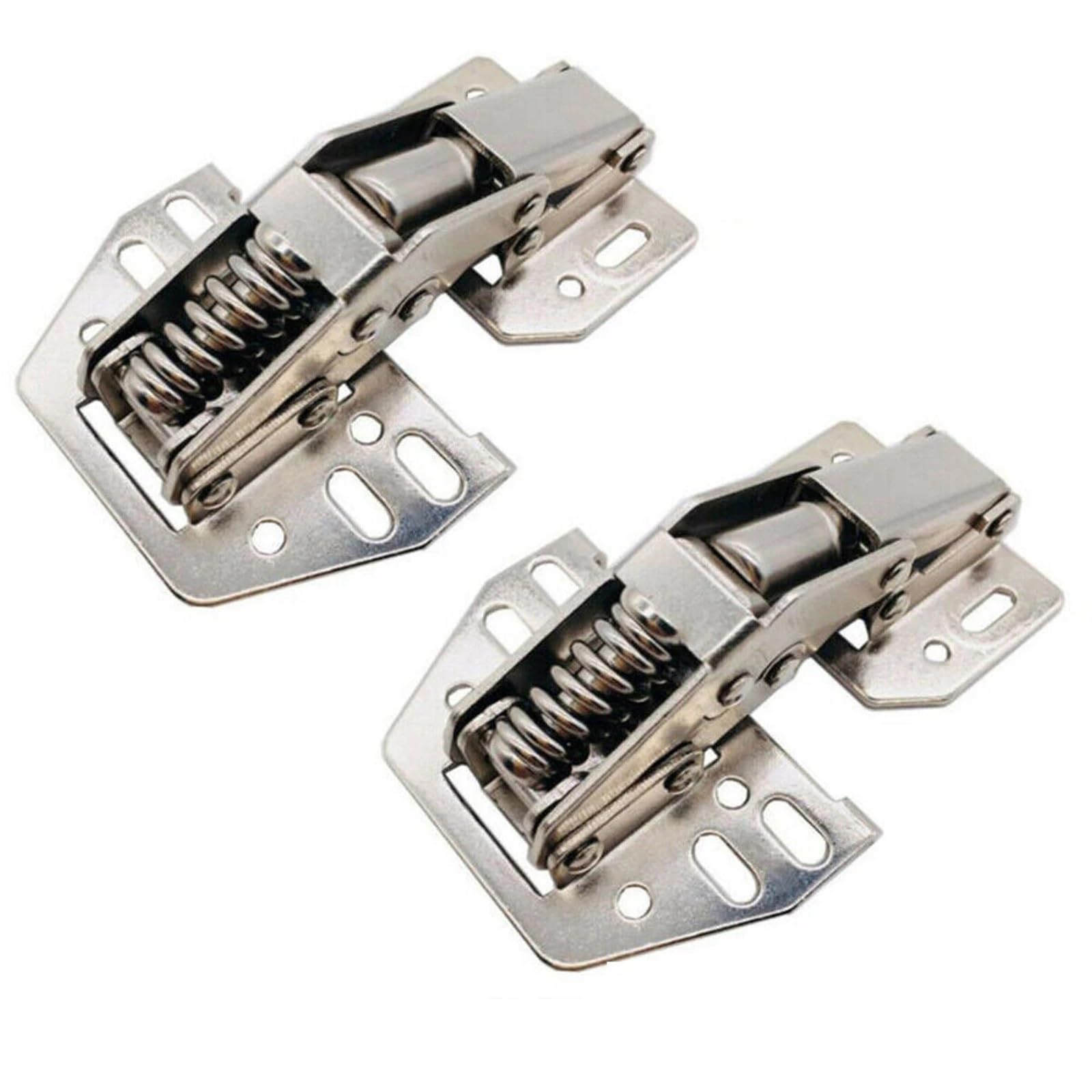 Cabinet Door Hinge 2pcs Overhead Swing Up Flap Caravan Motorhome Hinge Locker Cupboard Door Stay Kitchen Cabinet Hinges for Face Frame