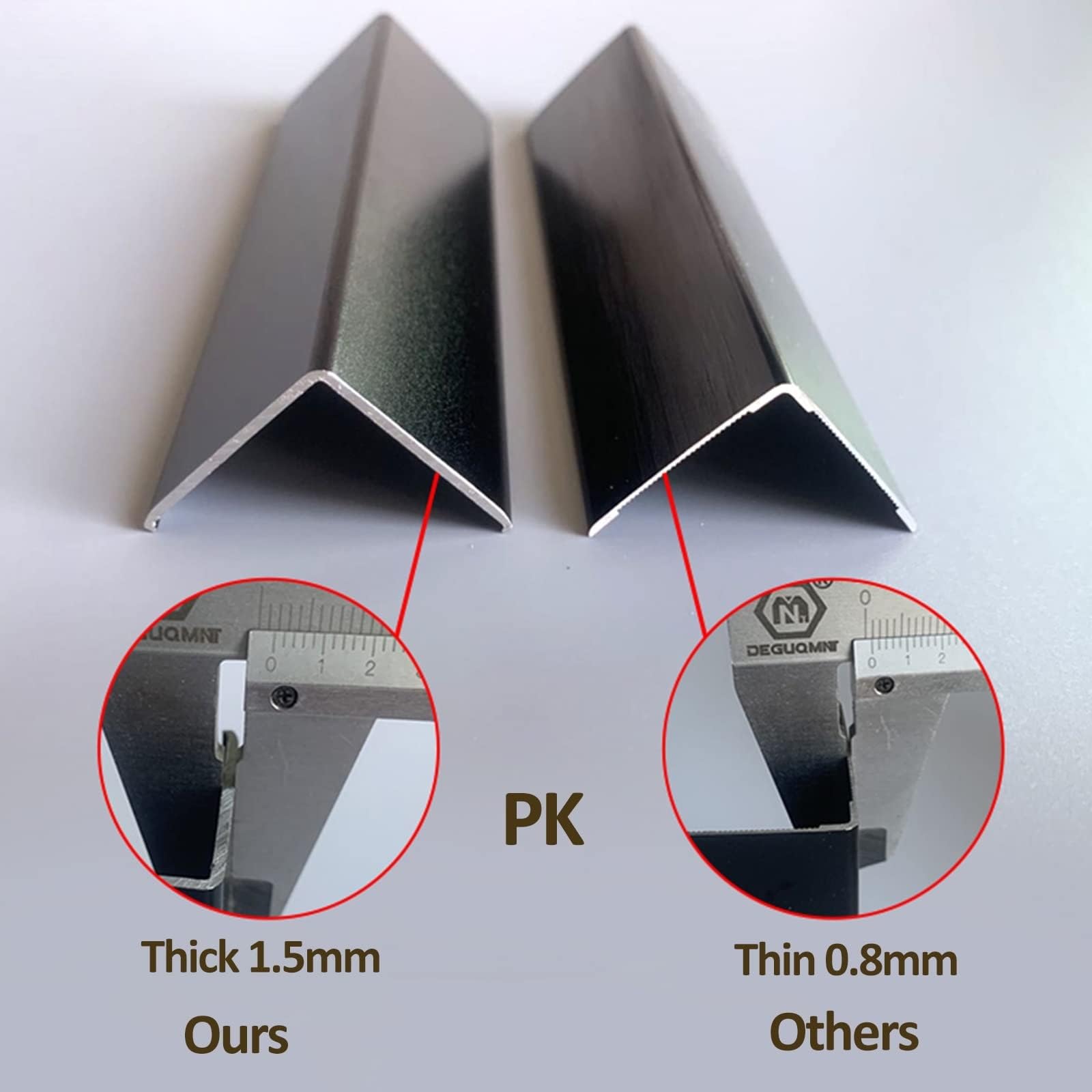 Osłony narożników, Samoprzylepne aluminiowe narożniki ochronne, listwy ścienne(B 3cm,100cm)
