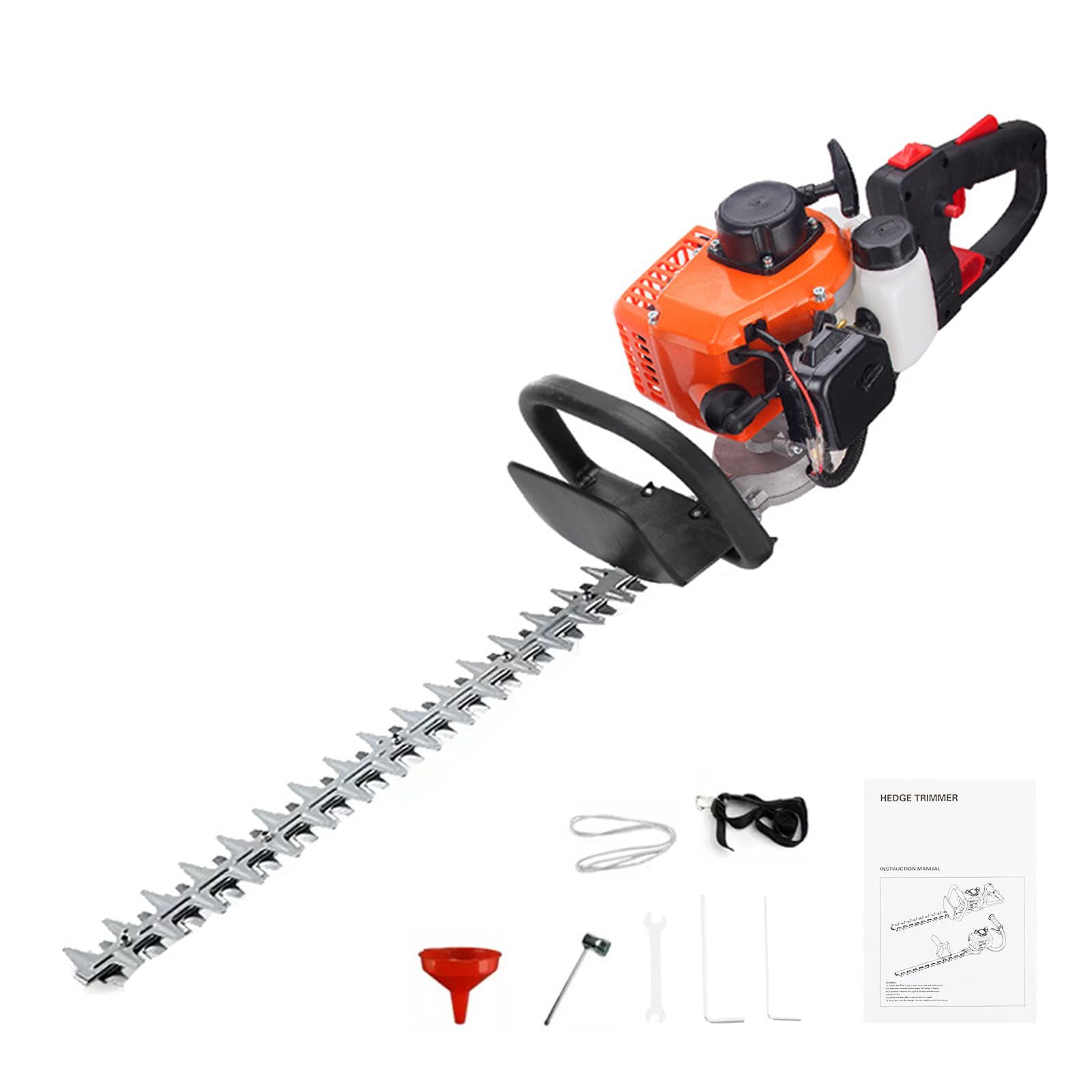 Taille-haie sans fil 75 cm pour sculpter facilement les arbustes de jardin et les allées