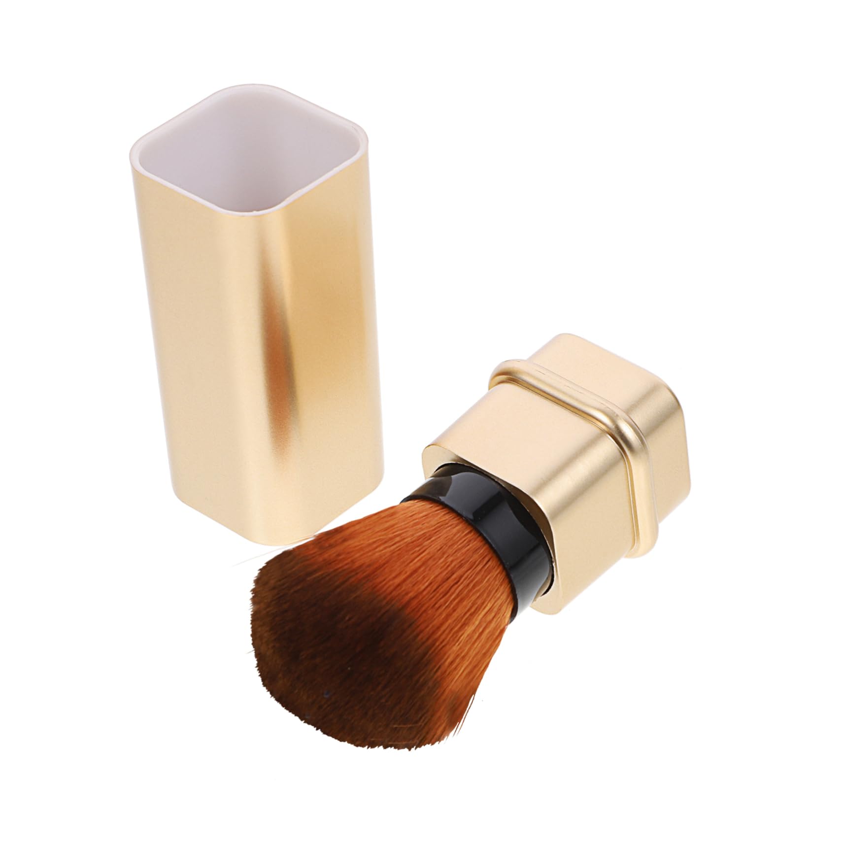 VICASKY Dust Brush Nail Duster Brush Cosmetic Foundation Makeup Nail Art Blush Brush Powder Brush Golden