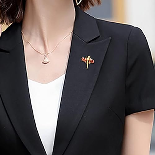 Miniatura 7 de Broches y alfileres de Navidad para mujer, diseño de mariposas esmaltadas vintage, broche creativo, broche dorado, ropa artística, accesorios de