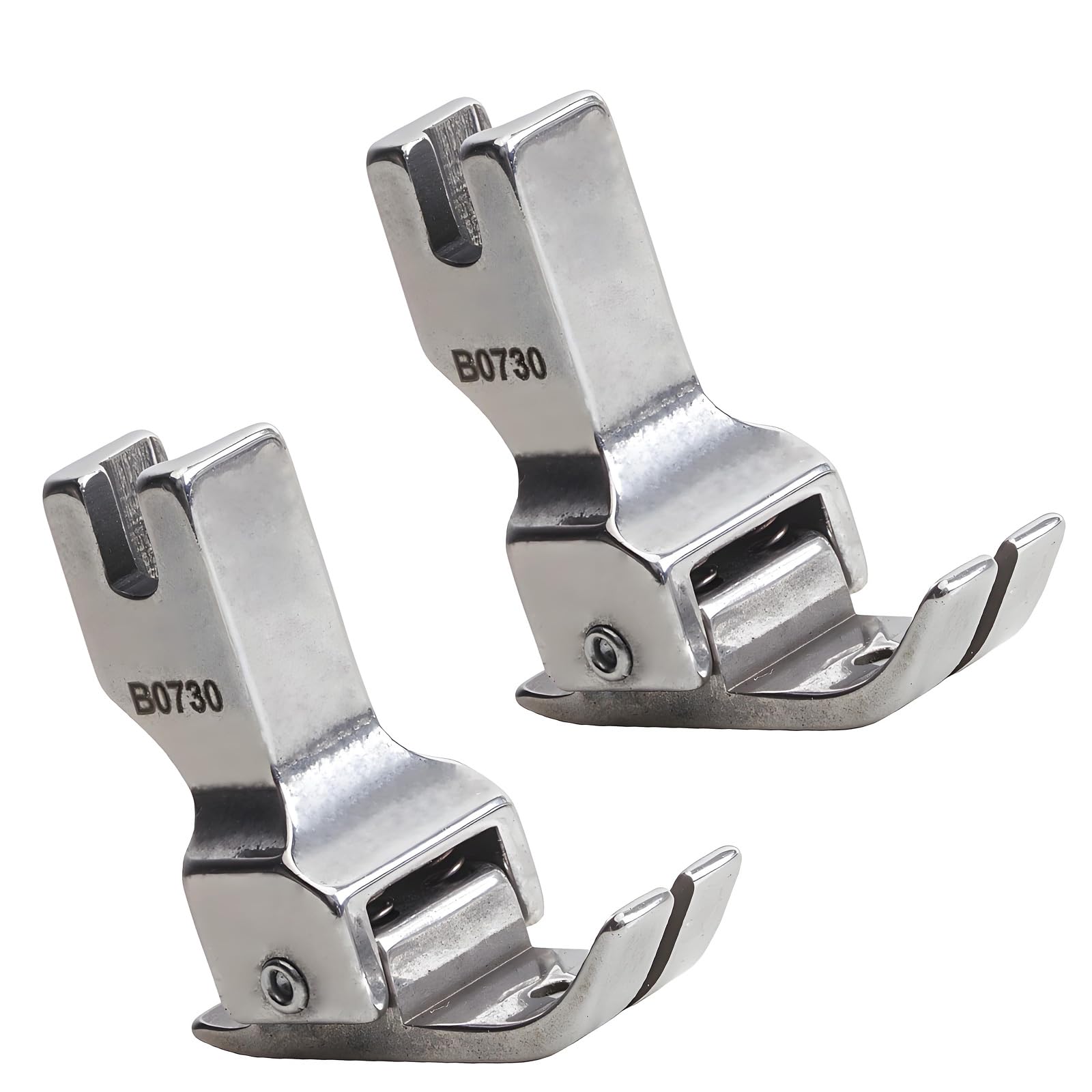 PURPLELILY Extended Presser Foot for Flatbed Sewing Machines Sturdy Steel Construction Smooth Cloth Feeding Steel Presser Foot for Sewing Machine