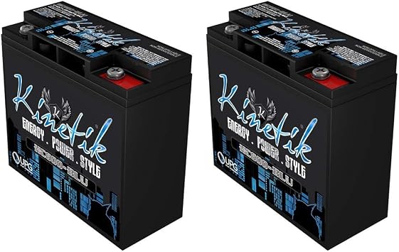 Kinetik HC600 600 ワット オーディオバッテリー ANARCHY AC1200.4 1200ワットアンプ用 2個パック