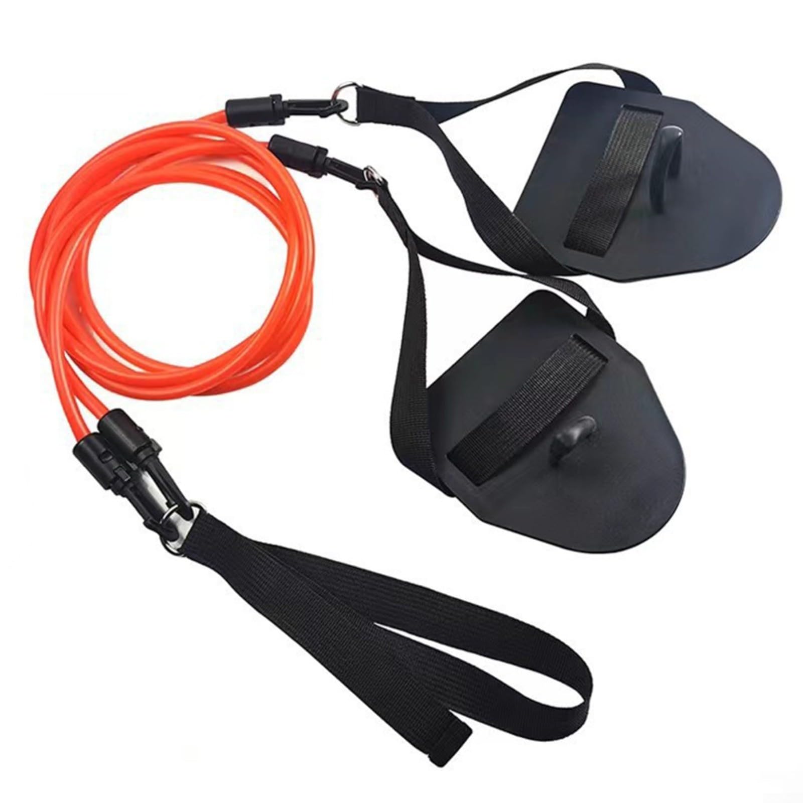 EXTRWORY Dryland Swim Trainer Swimming Arms Strength Train Resistance Band With Paddles Tension Rope Auxiliary Equipment Sports(Red 30lb)