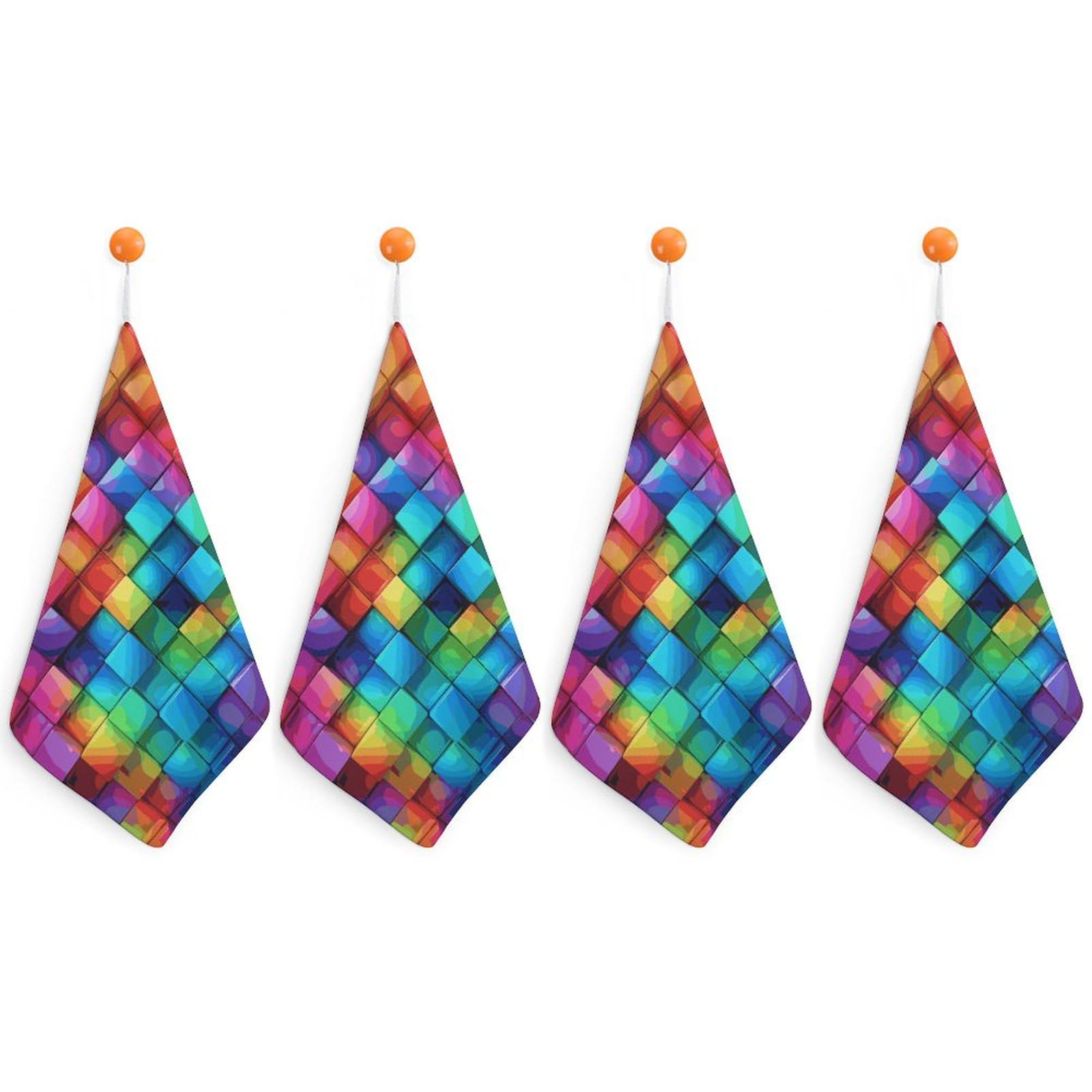 Torchons de cuisine super absorbants lot de 4 essuie-tout microfibre séchage rapide à boucle