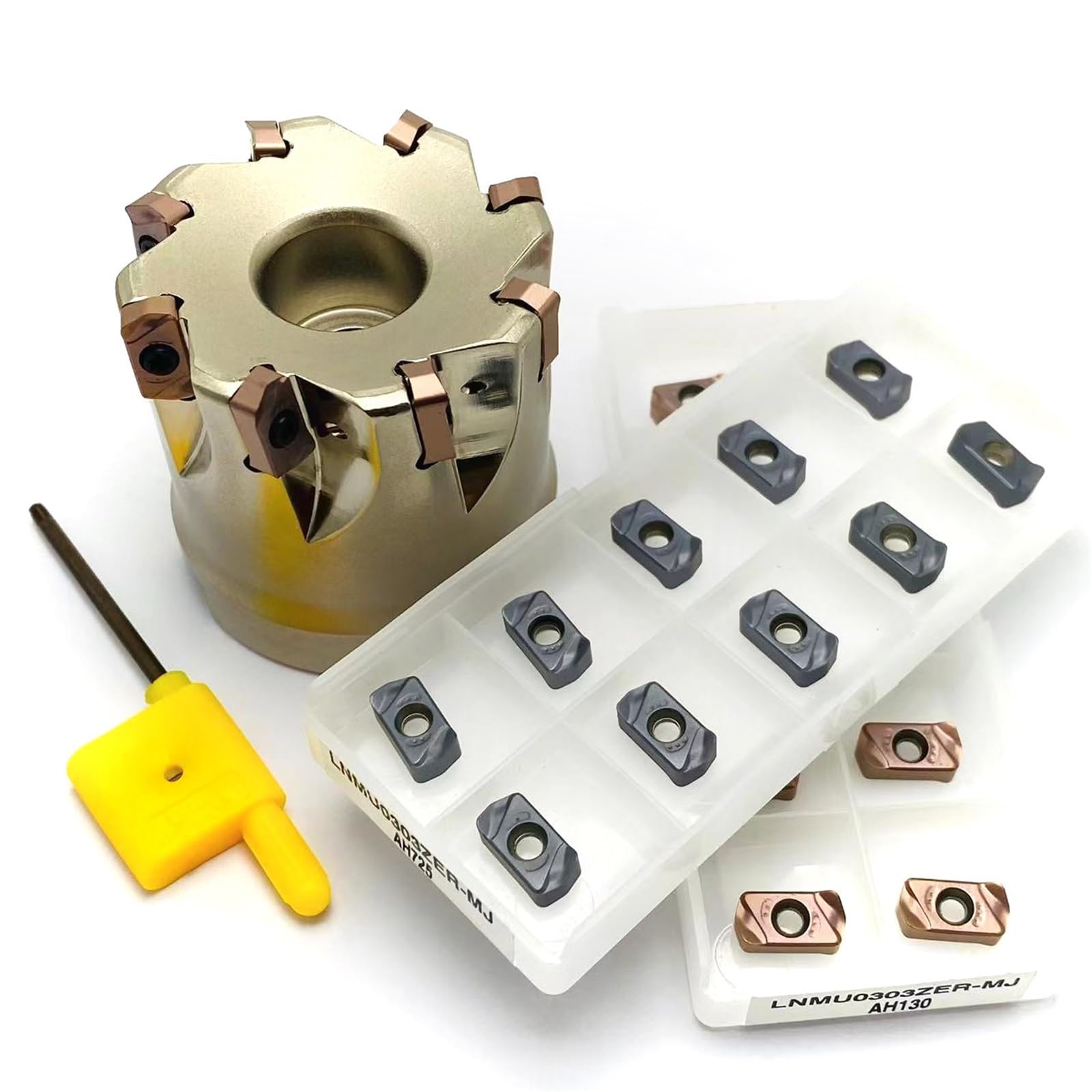 HNGX0906ANSN HNGX0945 Disco fresa ad avanzamento rapido 50mm 63mm 80mm 100mm per HNGX0906 lama in lega dura per tornio CNC a doppia faccia Utensili Per Tornio(HNGX09R-63-22-5T)