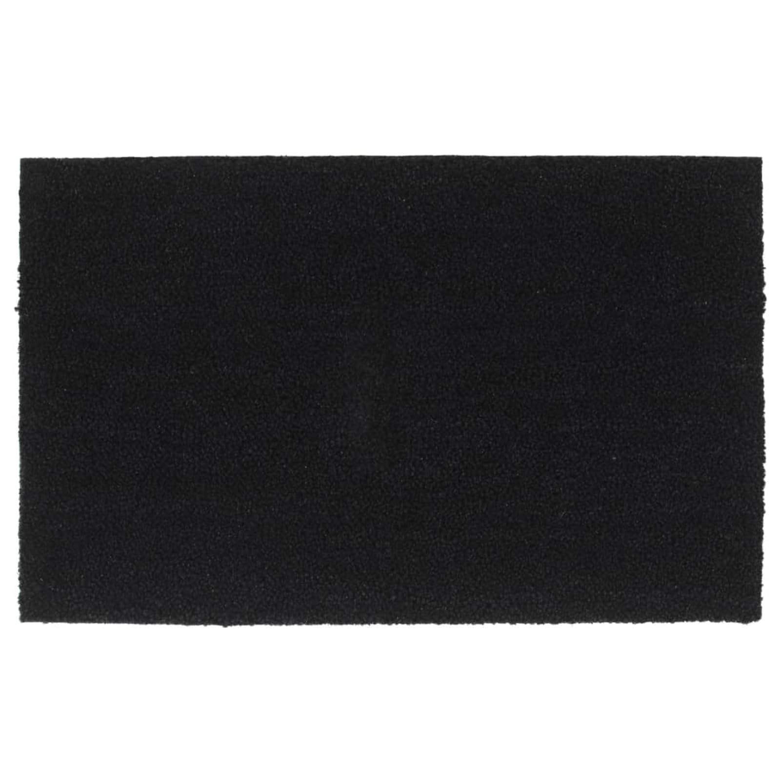 Wycieraczka czarna, 50 x 80 cm, włókno kokosowe, wycieraczka do wewnątrz i na zewnątrz, gumowa mata podkładowa, antypoślizgowa mata wejściowa, skrobaczka do butów, super chłonna mata pod drzwi