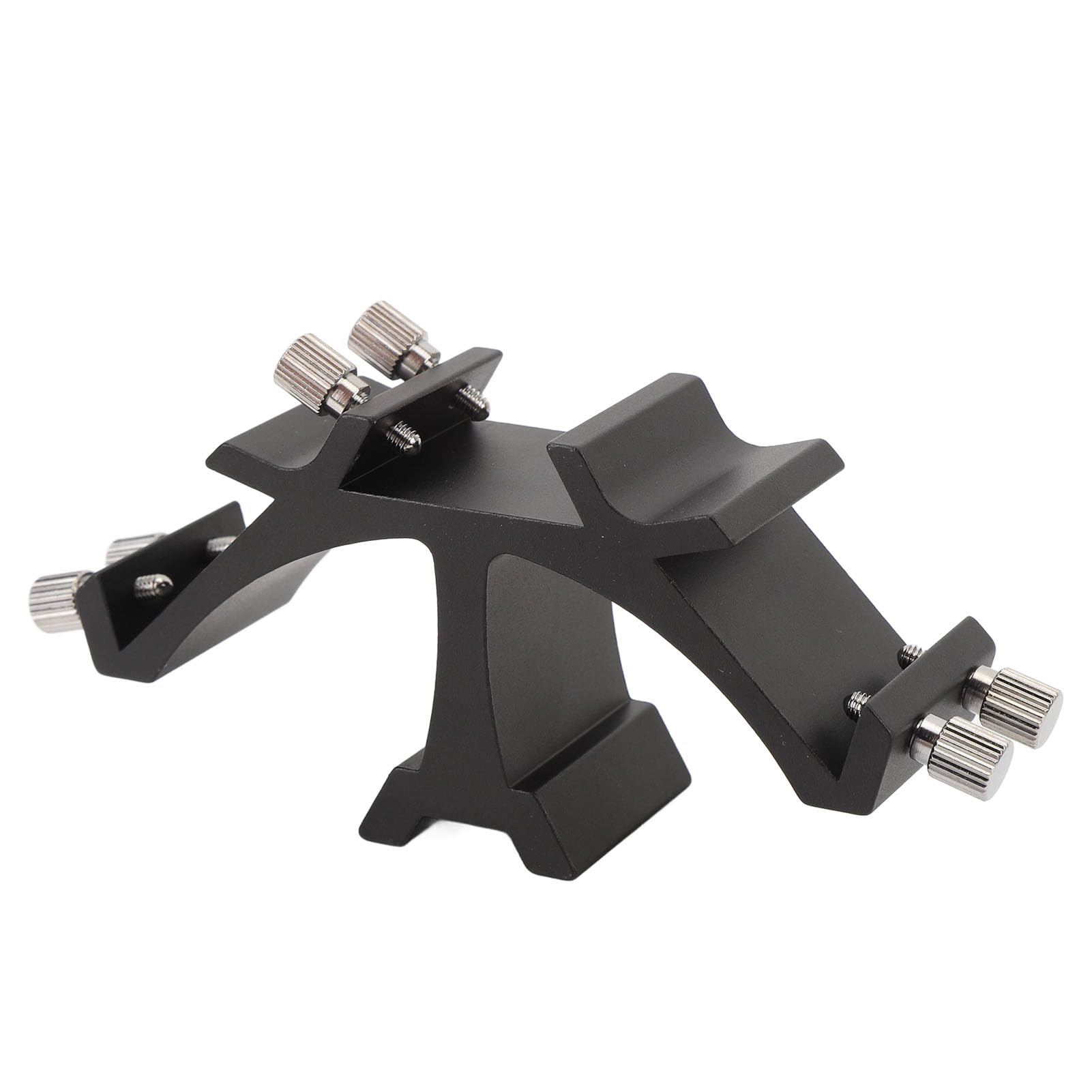 Astronomical Telescope Fixed Slots Mounting Base, Black 3 Slots Full Metal Dovetail Mounting Bracket, with Wide Slot Specifications, for Astronomical Telescope Accessories