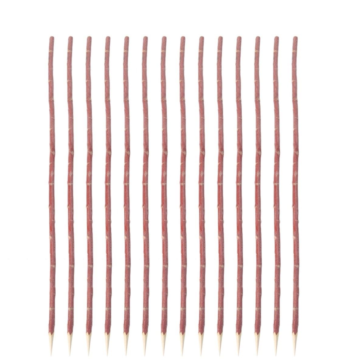 PACKOVE Forchette per Barbecue per Barbecue All'aperto Pratiche e Comode da Impugnare 100 Pezzi in Legno di Salice Rosso e Piccoli Negozi