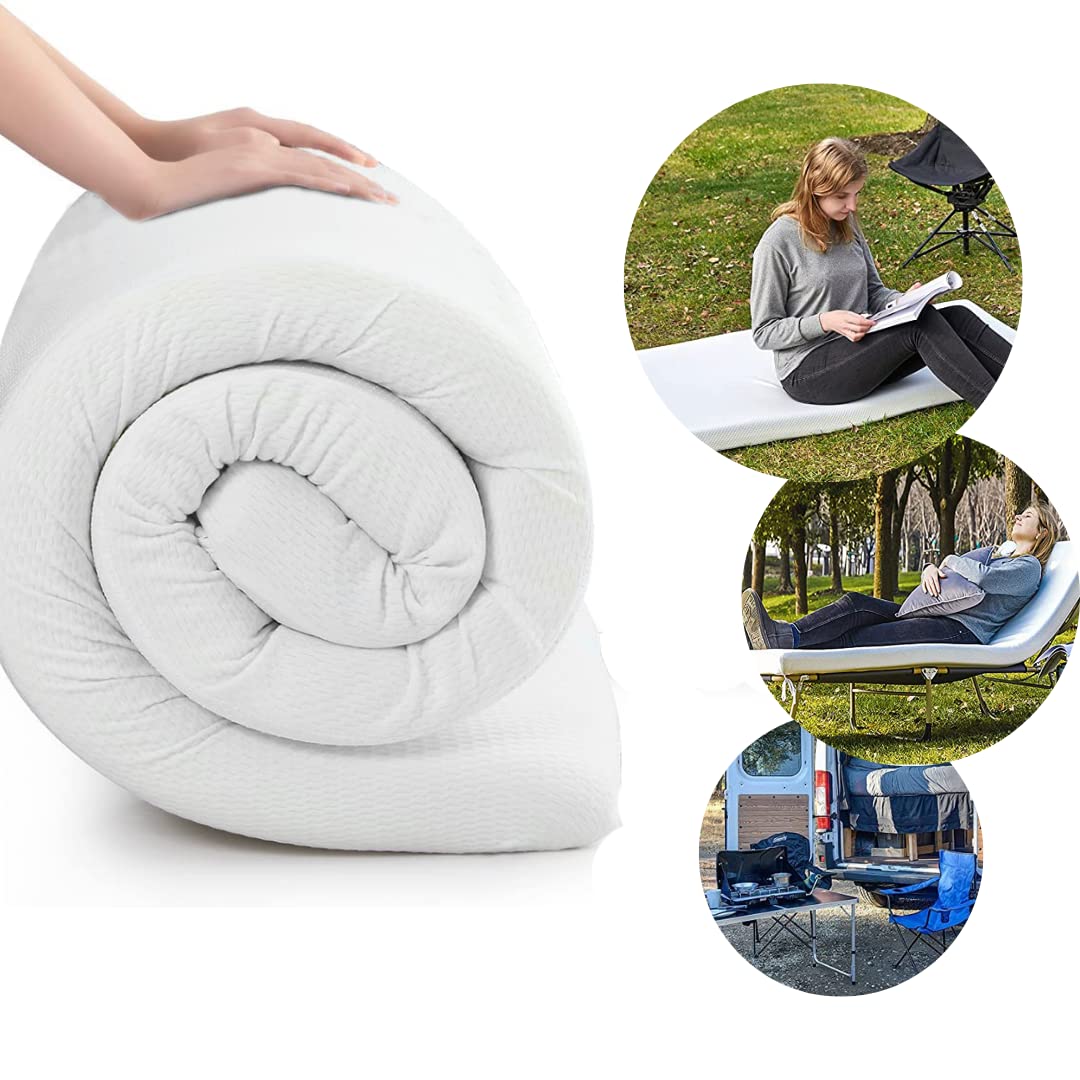 MICAMAMELLAMA Colchon Ergonomico Reversible | 120 x 180 x 12 cm | Colchon espumacion Alta Densidad | Confort y Adaptabilidad | Tejido Aloe Vera Antibacterial | Topper