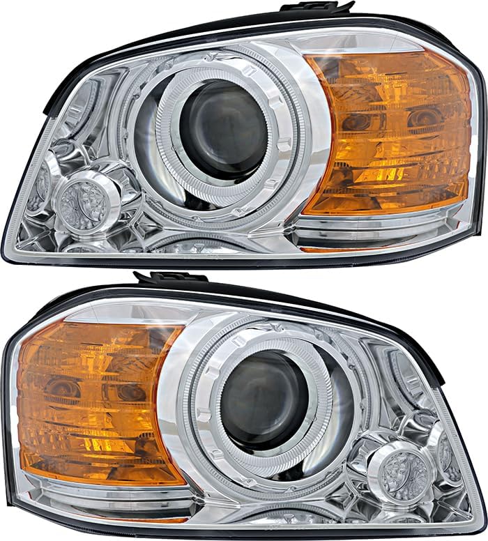 For Kia Optima/Magentis Headlights Lamps Set 2003 2004 Halogen Driver and Passenger Side