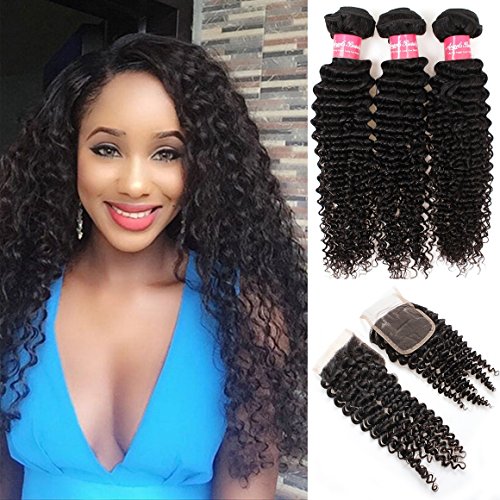 Angels Beauty Ombre Straight Bundles Unprocessed 8A Brazilian 3 Tone Ombre Silky Straight Bundles Virgin Human Hair Weave Weft Extensions Black to Blonde 1b/4/27 Color (12 14 16+12)