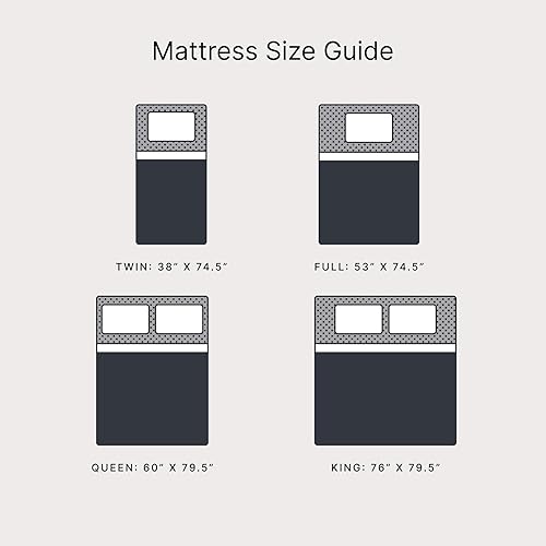 Miniatura 7 de Signature Design by Ashley - Colchón Queen Size Chime de 8 pulgadas, firmeza media, con muelles interiores y alivio de presión, espuma de colchón,