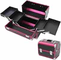 Amazon.co.jp: SUGGEST メイクボックス 大容量 選べるカラー 鍵付き