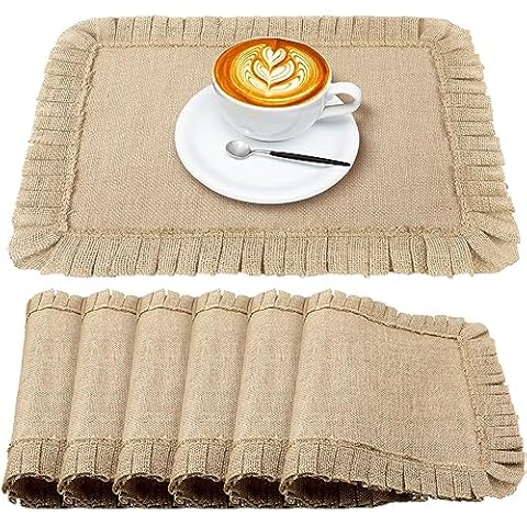 Bencailor Jute Woven Placemats Set Cover