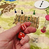 Vista 9 de Madanar Blank Create Your Own Board Game Kit DIY 143 Piece Set - Perfect for School Projects: Player Pieces, Spinner, Playing Cards, Dice, Sand