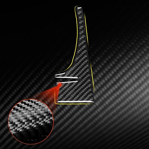 Miniatura 7 de NVCNX Real Premium - Fibra de carbono compatible con Ford Ranger 2019 2020 2021 2022 2023 XLT Lariat XL para tablero de automóvil, velocímetro