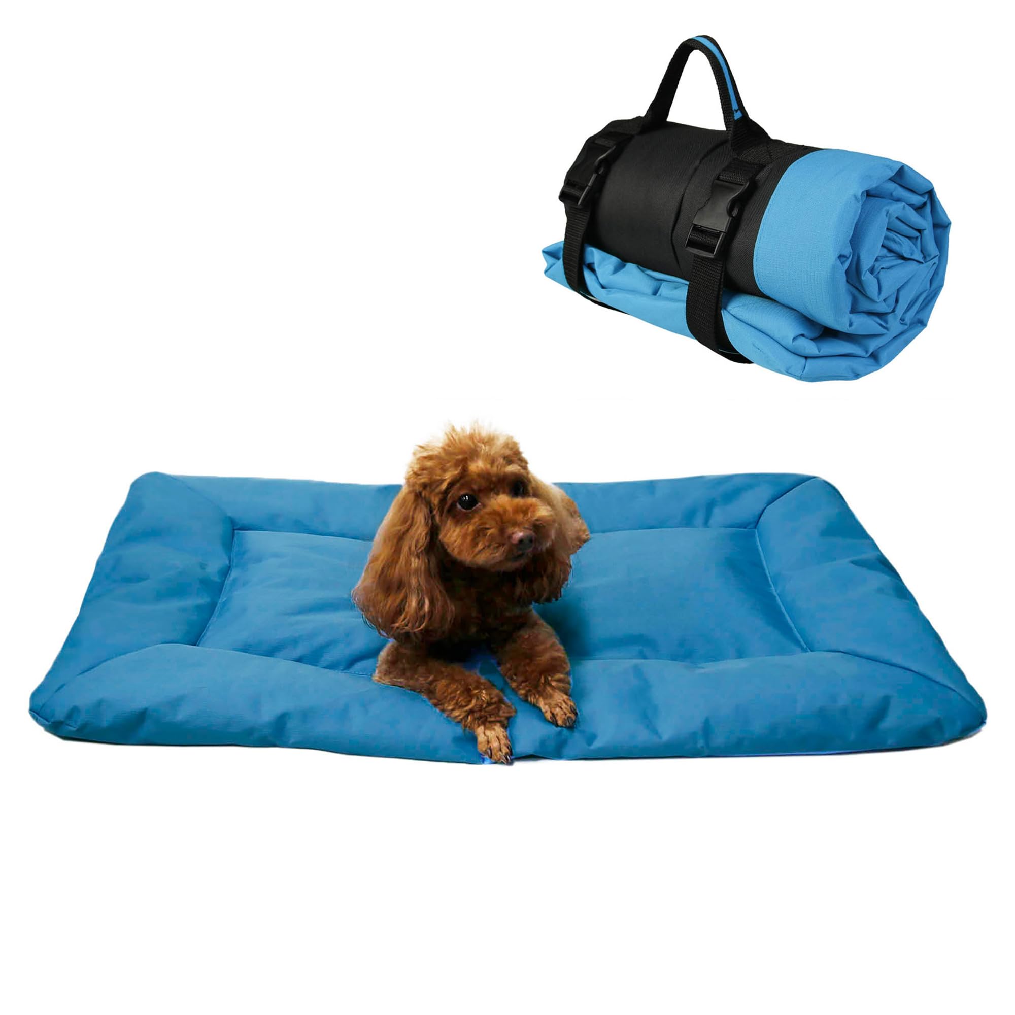 Sunydog Outdoor Dog Bed, Roll-up Travel Dog Sleeping Pad, 33x 22 In Dog Bed Mat for Medium Small Dogs