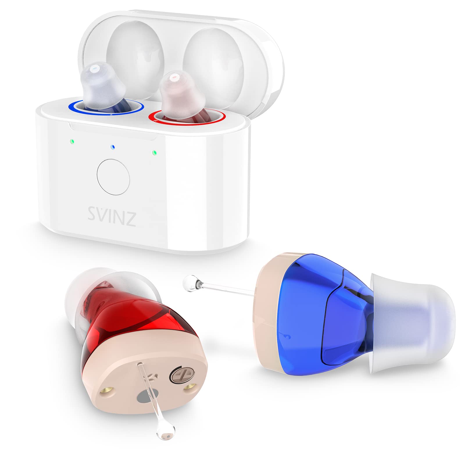 SVINZ Hearing Aids for Seniors, Rechargeable Hearing Amplifier, Nano