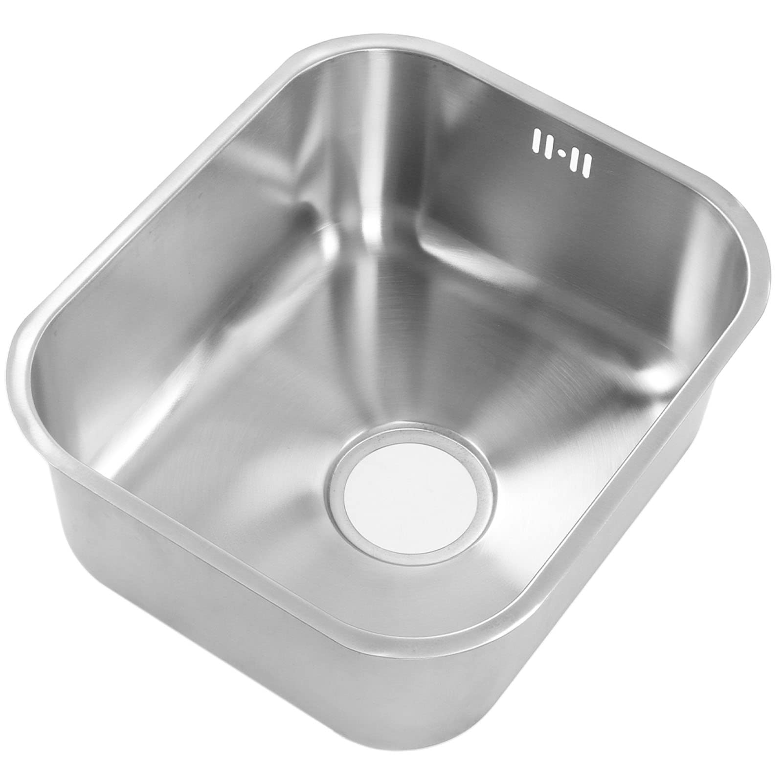 RV umywalka umywalka 430 x 370 x 180 mm stal nierdzewna o dużej pojemności