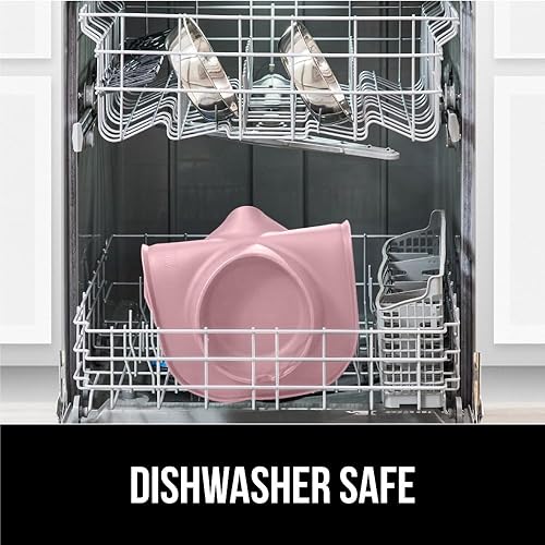 Miniatura 7 de GORILLA GRIP Juego de Estera de Alimentación, Patente Pendiente 100% Impermeable de Silicona Libre de BPA, Cuencos de Acero Inoxidable para Gatos y