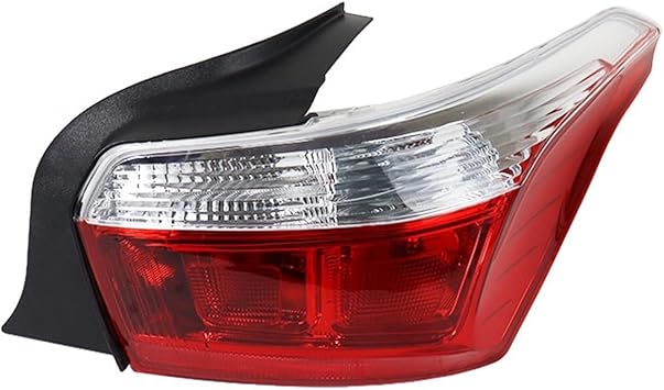 Car Tail Light Rear Bumper Turn Signal Brake Lamp Housing Taillight Without Bulb Compatible For Citroen C-Elysee Sedan 2014 2015 2016With bulb,Right