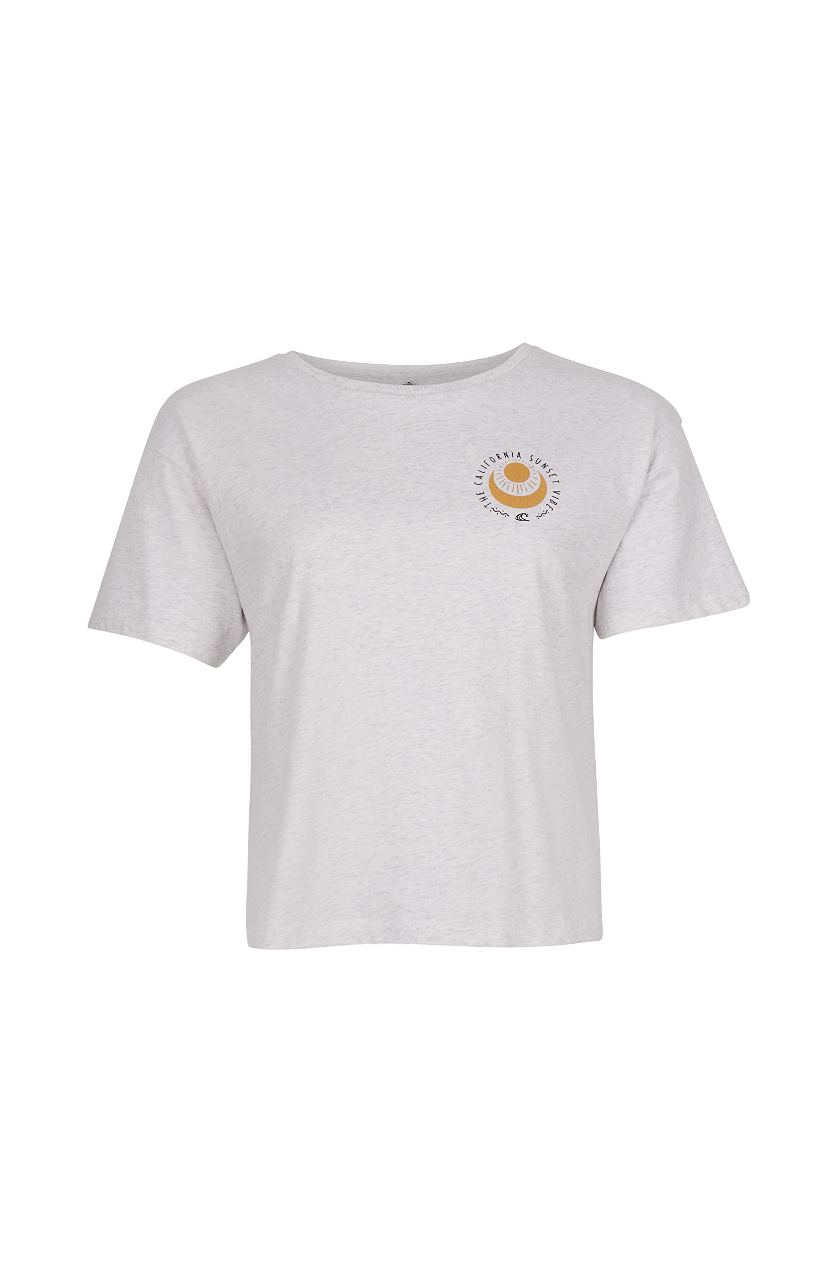 O'NEILL Tees Shortsleeve Surfer Girl T-Shirt T-Shirt, 11012 White Melange, Regular (2-Pack) for Women