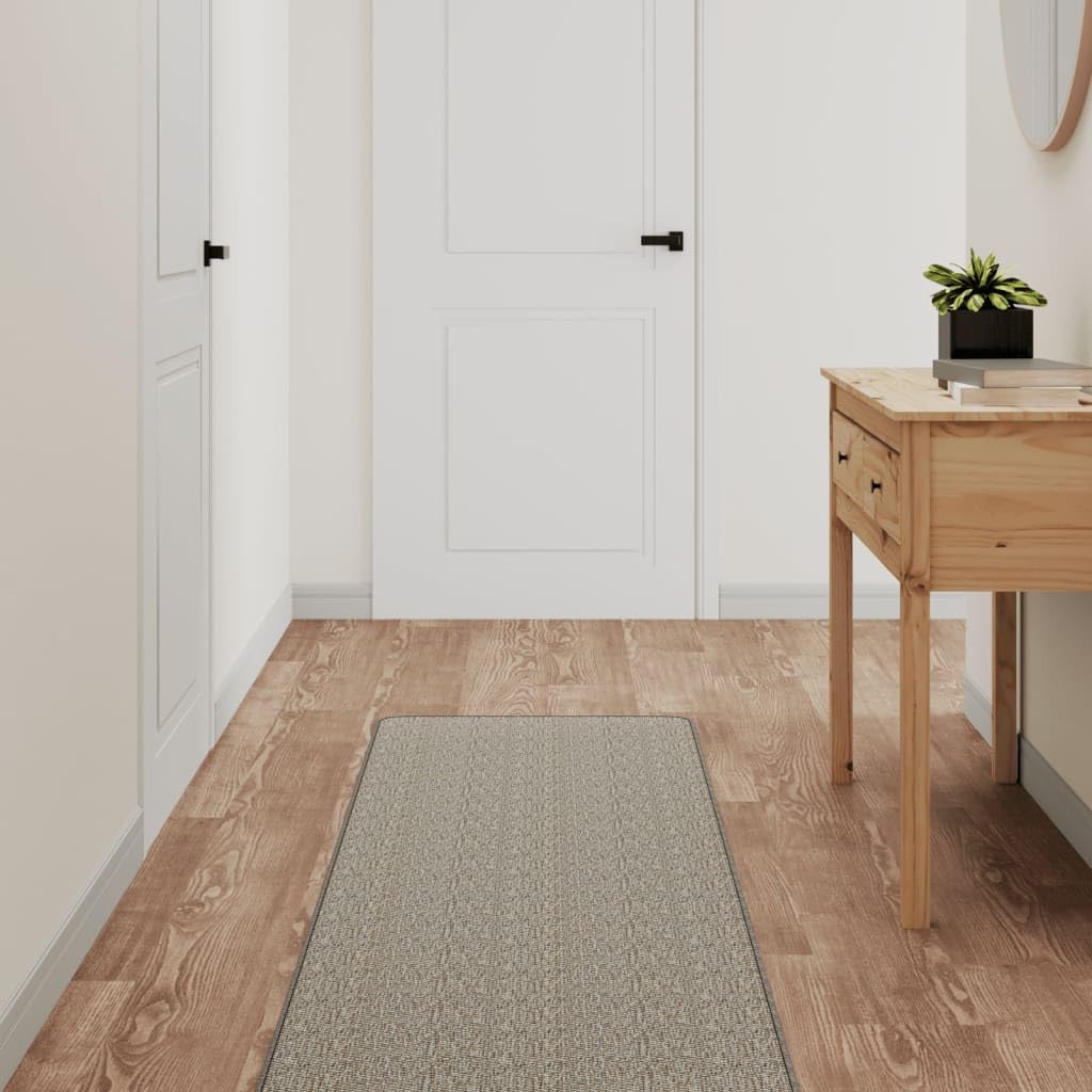 vidaXL Teppichläufer Sisal-Optik Platina 50x200 cm
