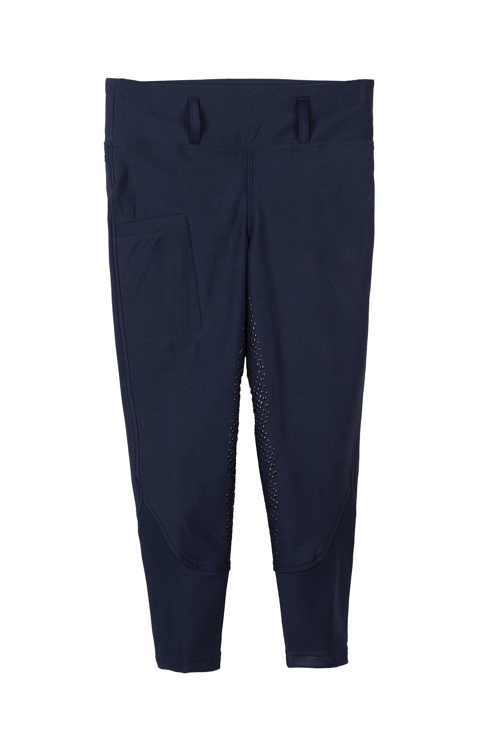 Kids Riding Tights Boys Girls Junior Jodhpurs Equestrian Breeches (as8, Age, 11_Years, 12_Years, Regular, Navy)