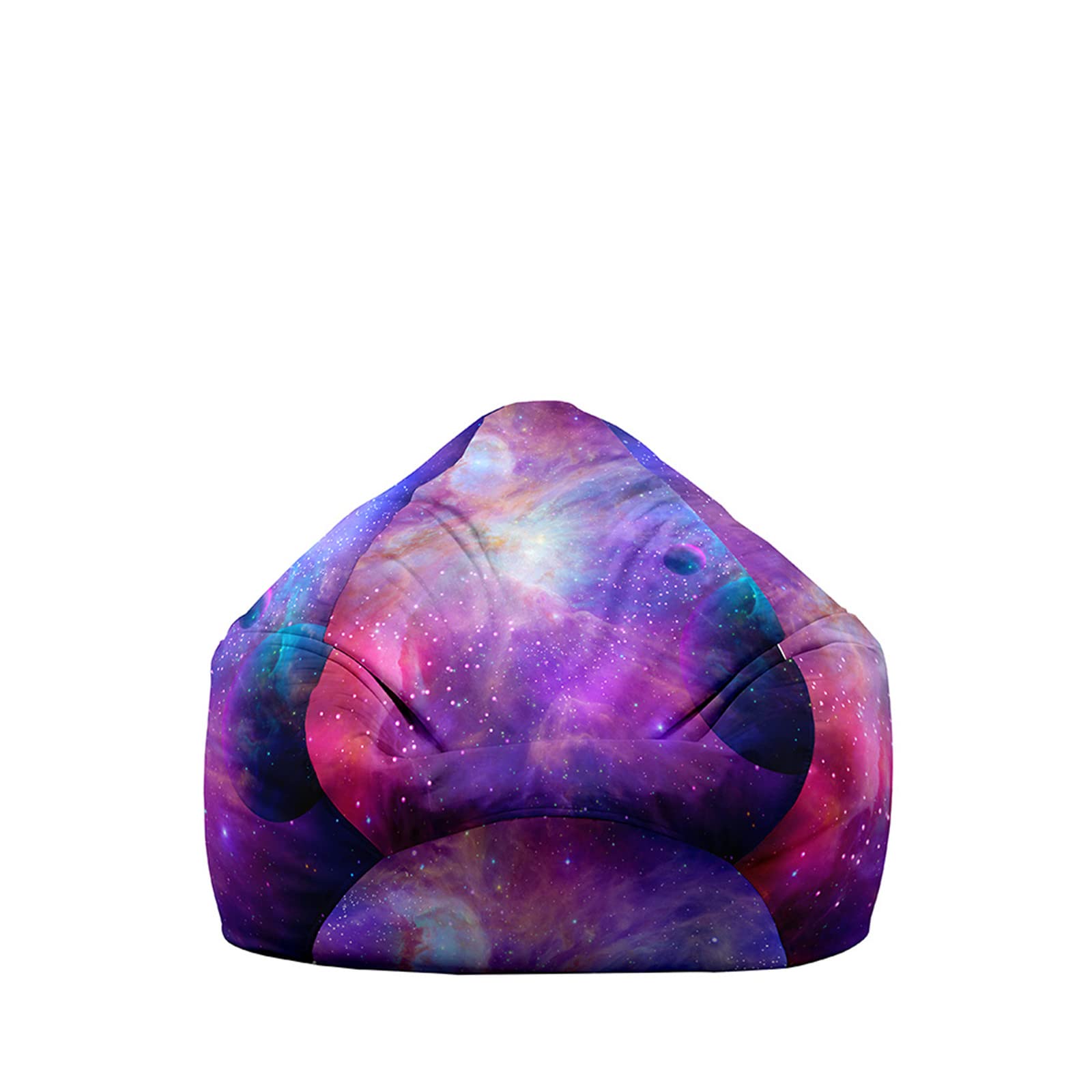 Highdi Bean Bag No Filler, Starry Sky Gaming Beanbag Chair Cover for Adult Kids Without Filling Highback Comfortable Lazy Sofa Beanbag Stuffed Toy Storage Bean Bag Seat (100 * 120cm,Pink)