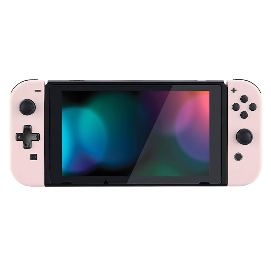 【sakura☆】Nintendo Switch 本体 Joy-Con Sakura Flowers Joy-Con Mod with Pink Hearts Candy Buttons