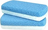 Maryton Glass Pumice Stone for Feet - Pack of 2 Callus Remover, Foot Scrubber & Pedicure Exfoliator Tool
