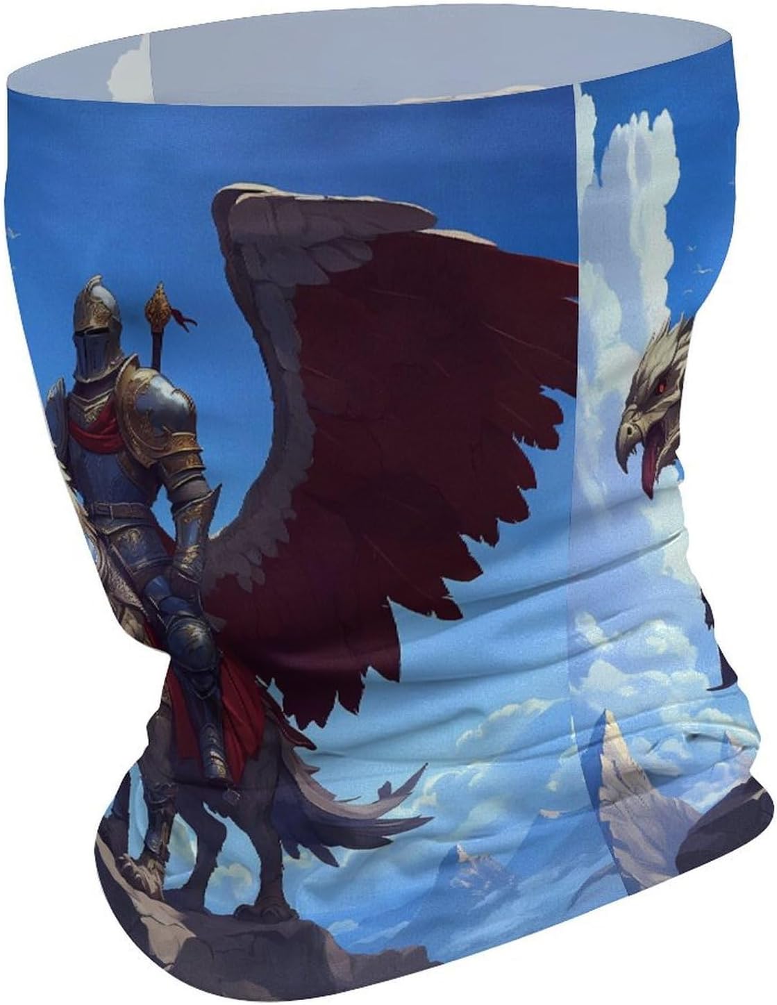 Knightes Dragon Companion Face Cover Neck Gaiters for Men Women Sun Protection Mask Scarf Hiking Bandana