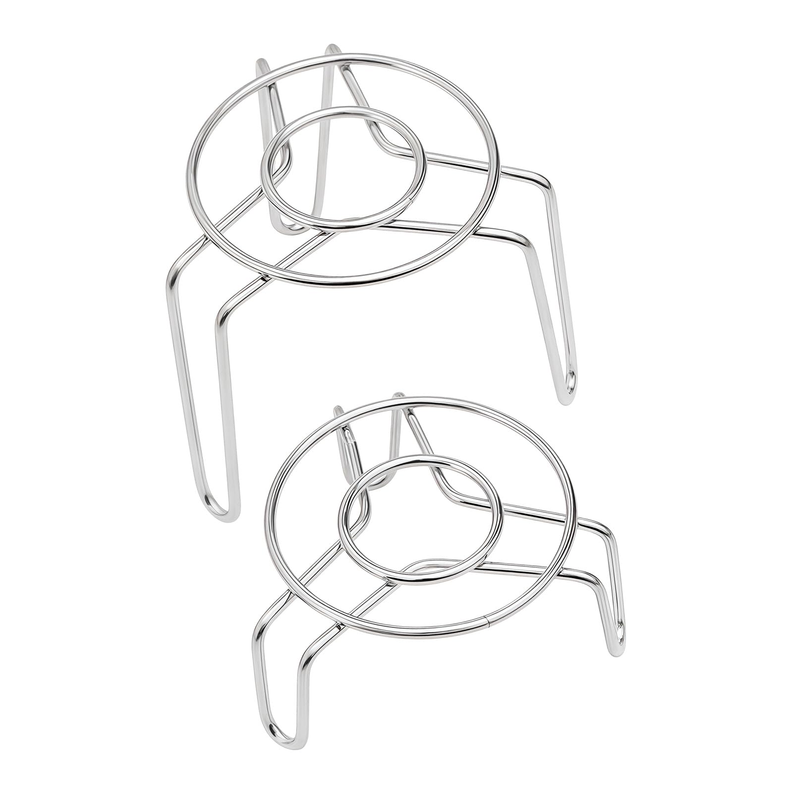 LUCKGONI Stainlessed Steel Small Steamer Rack Steamer Base for Efficient Cooking and Meal Preparation in Small Kitchens