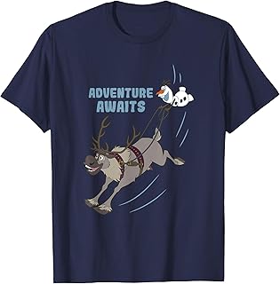 Frozen 2 Happy Olaf & Sven Adventure Awaits Poster T-Shirt