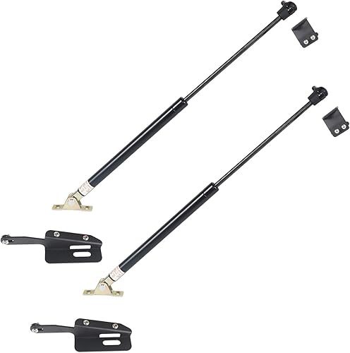 Miniatura 6 de Hooke Road Wrangler JK - Kit de asistencia de soporte de elevación de capó compatible con Jeep Wrangler JK y Unlimited 2011-2018, par