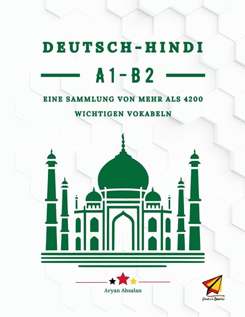 Portada de Deutsch - Hindi A1-B2: EINE SAMMLUNG VON MEHR ALS 4200 WICHTIGEN VOKABELN