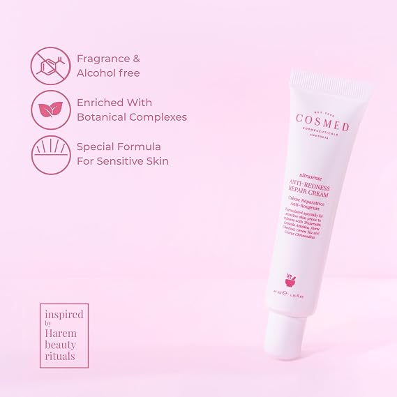 Cosmed Hassas Ciltler İçin Kızarıklık Karşıtı Krem - Anti-Redness Repair Cream - 40 ml